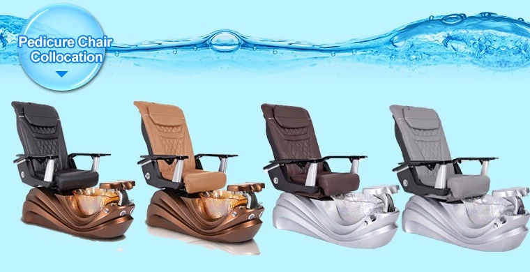salon new luxury spa pedicure chair gold manicure foot spa pedicure chair factory china DS-W2026