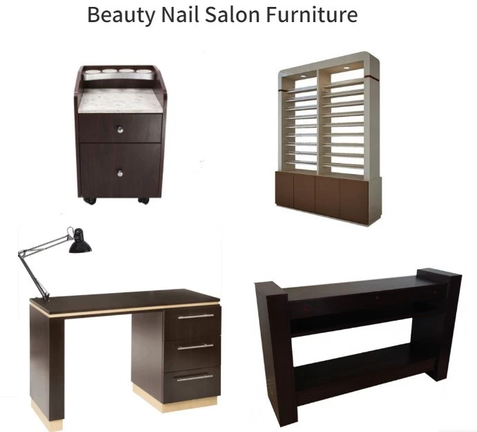 salontrolley luxury wooden salon trolley for beauty salon nail trolley manufacture china DS-BT21