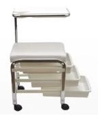 salon nail table suppliers with salon furniture for hairdressing and peidcure shop cart /DS-BT3-W 