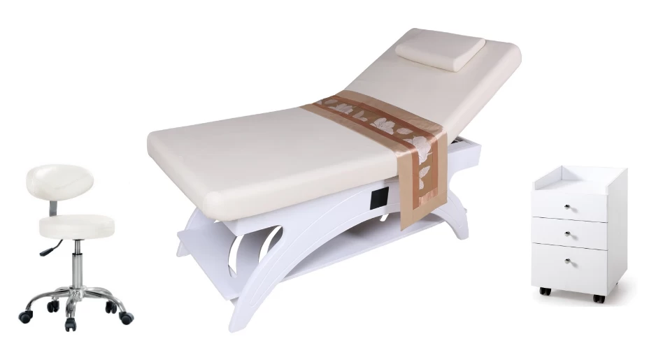  wholesale spa massage bed with spa treatment bed of beauty salon spa bed sheet DS-W1727