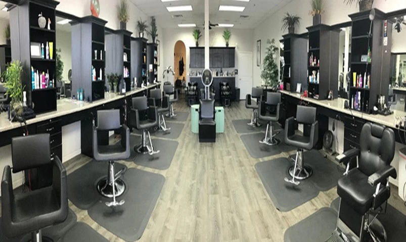China Salão de cabeleireiro personalizado Styling Chair Station Factory