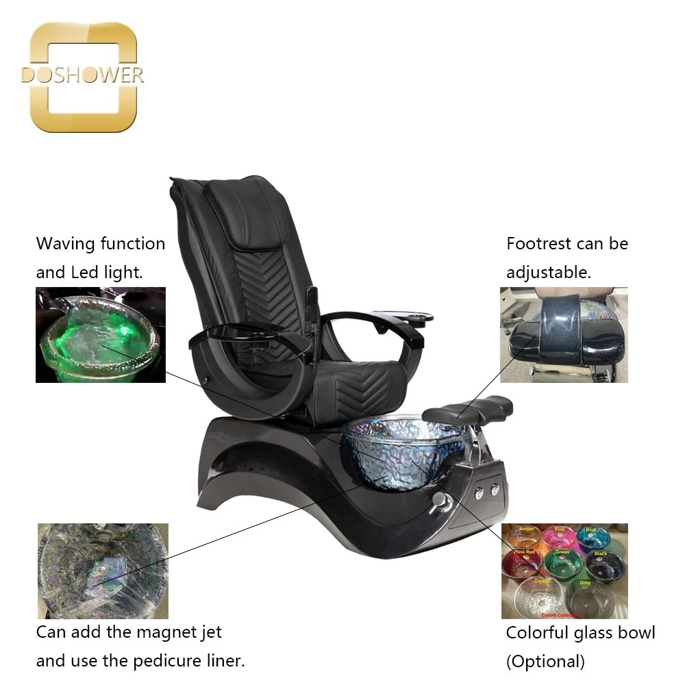Doshower pedicure chair massage function and optional choices