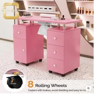 Artist Hand Nail Table with Manicure Table Collapsible Nail Desk of Nail Tech Table Station  Factory DS-N501