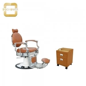 Barber scissors set hairdressing with portable barber chair for luxury barber chair