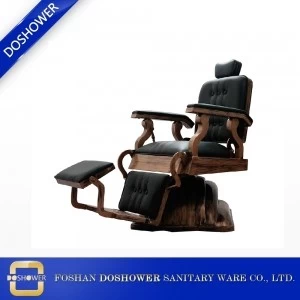Китай Самый продаваемый стул для парикмахера из цельного дерева производителя