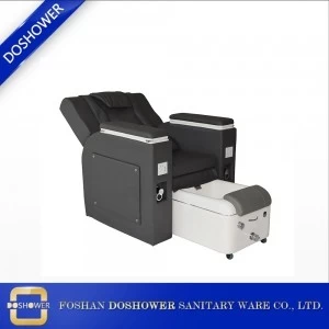 China Doshower motorized reclining chair back with foot bath tub pedicure chair for beauty salon furniture supplier