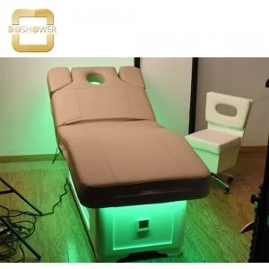 China luxury massage bed supplier with electric massage beds for massage spa bed with led lights