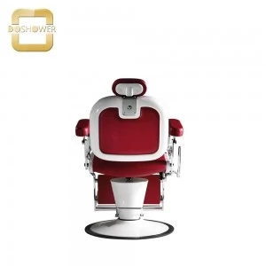 China salon chair barber supplier with reclining barber chair for luxury red barber chair