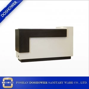 China spa reception desk wholesaler with reception desk wood for marble reception desk