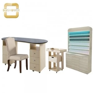 Chinese manicure nail table supplier with glass top manicure tables for wooden design nail table