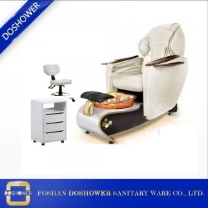 DOSHOWER full shiatsu massage chair with foot cleaning chairs spa of auto fill  spa chair pedicure station supplier
