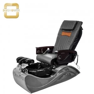 DOSHOWER motorized reclining chair back with retractable platform for foot bath tub pedicure chair manufactury