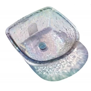 Grey Gold White Black Silver color glass sink pedicure bowl wholesale china basin manufacturer DS-T4