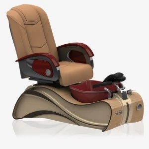 Luxury nail spa brown spa chair crystal newest spa pedicure chair