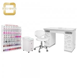 Manicure nail table manufacturer with glass manicure table for China nail salon manicure table
