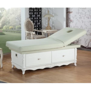 Solid Wood Massage Bed with Storage Heavy Duty Facial Bed of Massage Bed For Sale China DS-M9001