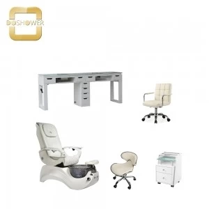 Wholesale Manicure Table and Pedicure Chair Manicure Chair Nail Furniture Supplies DS-S15C SET