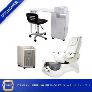 china nail table dust collector with pedicure massage chair factory for Electric Pedicure Chair Manufacturer China / DS-W17112C-SET