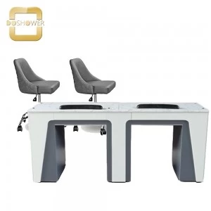 double nail table with ventilation white verona double nail table DS-N2040