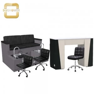double pedicure bench chair with massage pedicure bench station manufacturer china DS-W20148