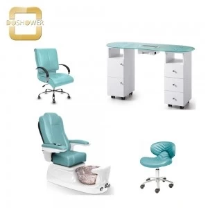 modern pedicure chair station nail salon spa manicure table package wholesale DS-W1785C SET