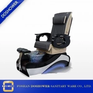 China pedicure chair with massage function and LED lights of luxuries spa foot massage chairs manufacturer