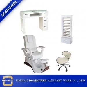 pedicure spa chair suppliers and manufacturers China wholesale pipeless massage chair with glass bowl DS-S19 SET