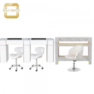 salon furniture LED lighting nail dryer table nail dryer station china beauty nail salon equipment DS-D2005