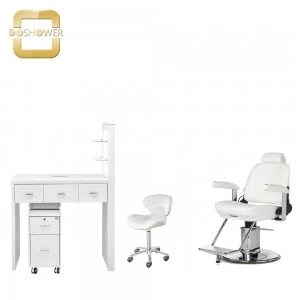 supplier of nail table with nail salon equipment double seats for nail table customized 2022 supplier