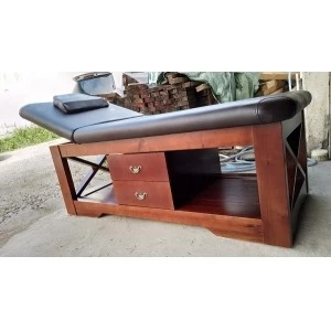 wholesale massage table hot sale full body massage bed strong heavy duty solid wood massage bed DS-M9009
