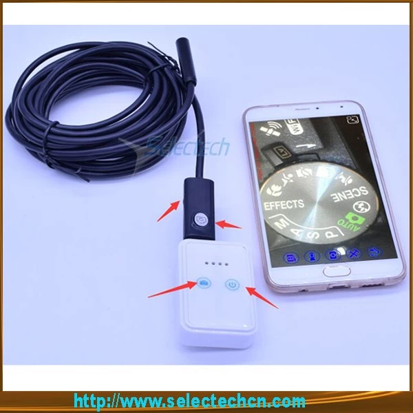 endoscope sans fil, endoscope médical, caméra endoscopique Android