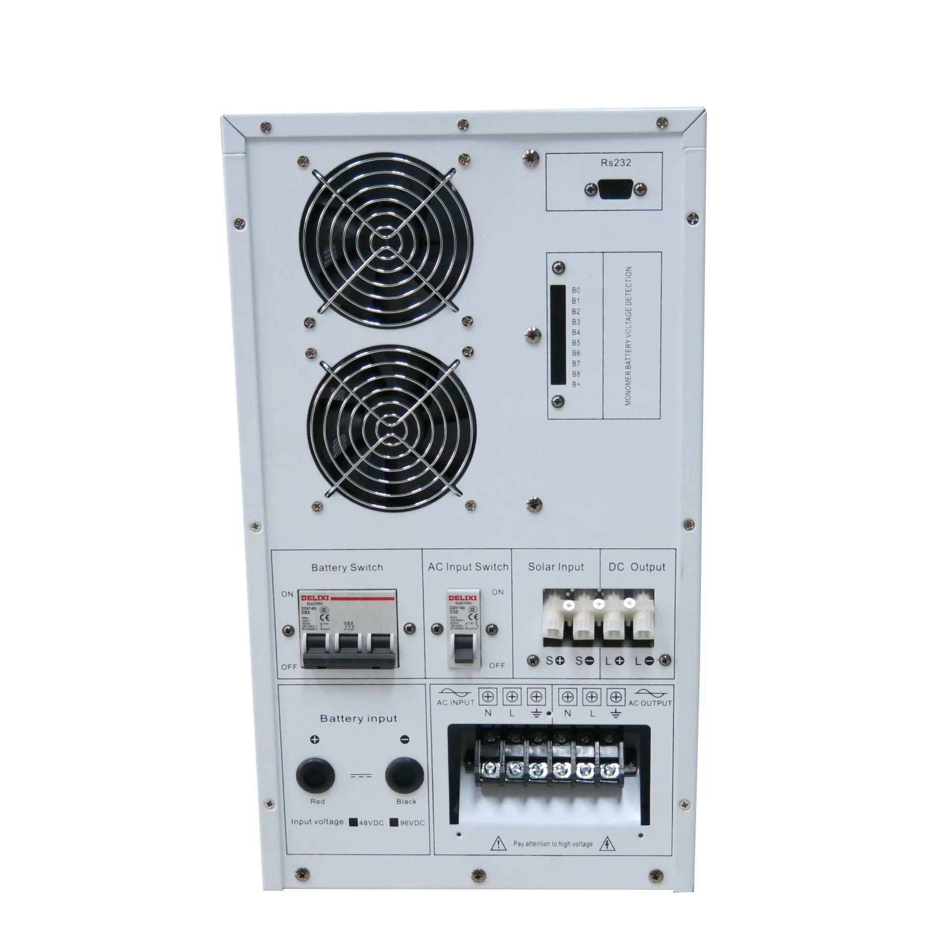 48v 5000w low frequency solar inverter with built in 48v 40a mppt solar charge controller
