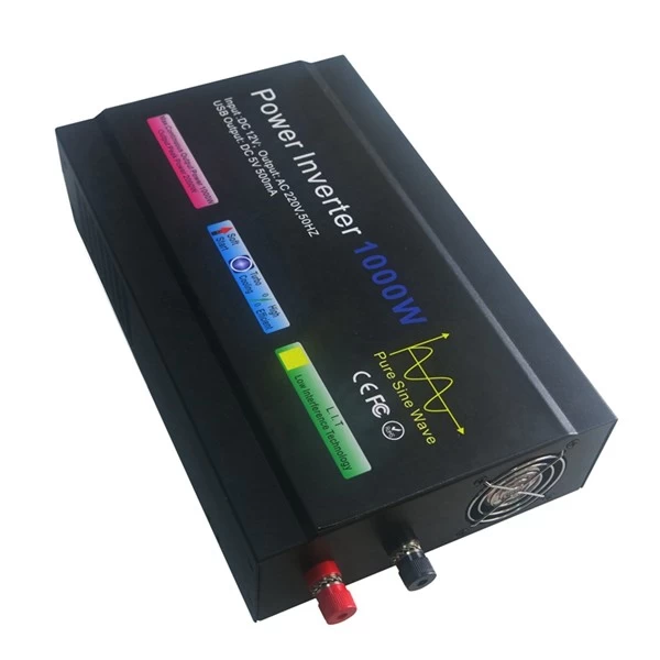 Inverter uscita sinusoidale pura 600W 12V–220VAC+USB