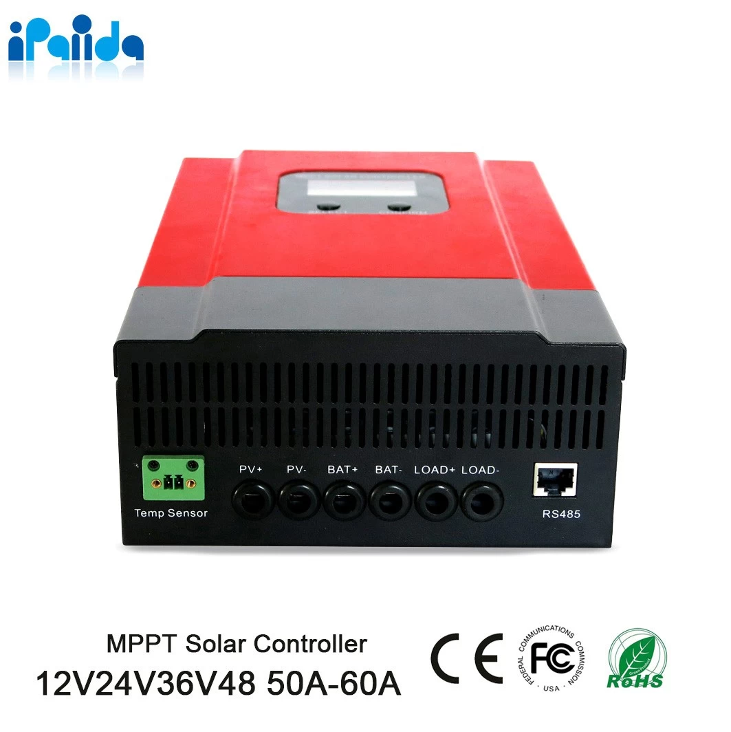 جهاز التحكم بالشحن بالطاقة الشمسية MPPT الأكثر مبيعًا من I-Panda- 20A-60A DC12V / 24V / 36V / 48V