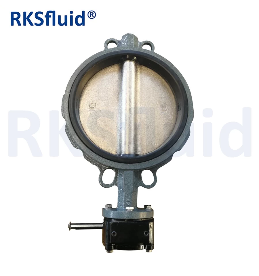 China 150 lbs carbon steel body butterfly valve rubber lining butterfly valve manufacturer