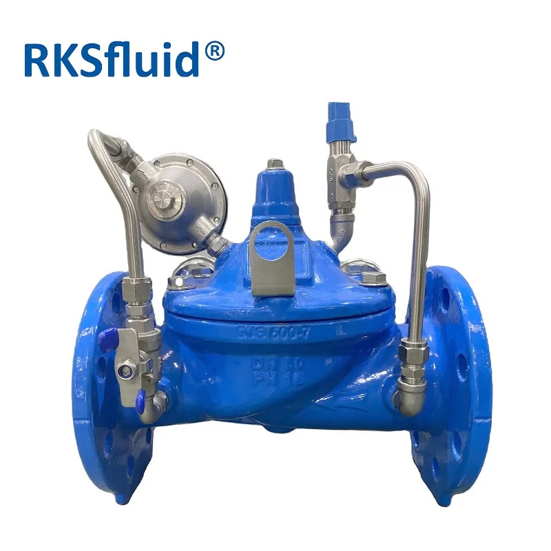 China 200X ductile iron Water Flow Control Valve pressure reducing valve for water system customizable manufacturer