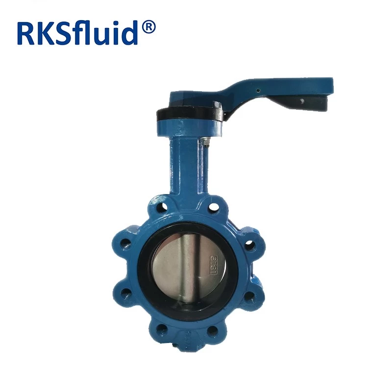 China 4 Inch Resilient Seat Butterfly Valve with Lever Handle manufacturer