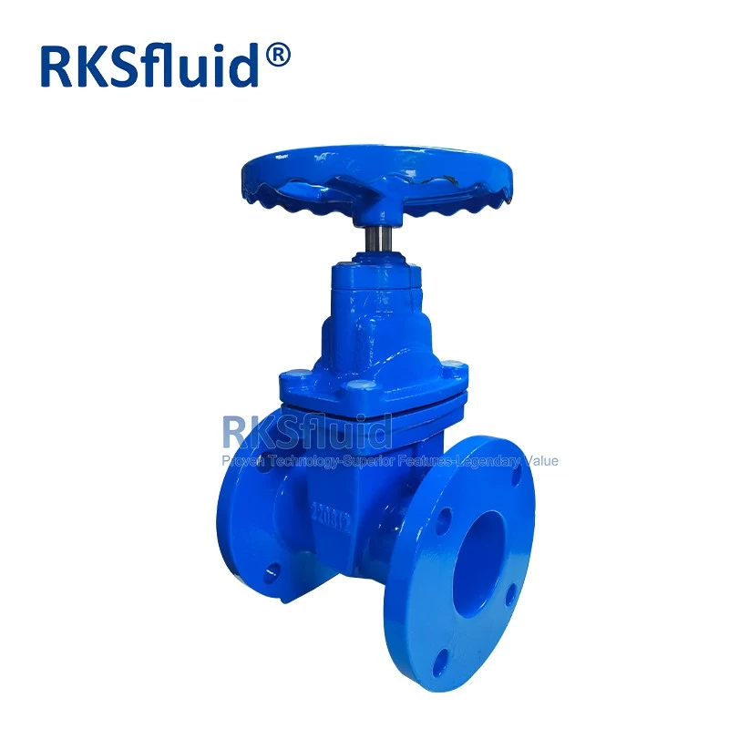 China ANSI AWWA C509 cast iron DI resilient seated water flange gate valve price 4 inch manufacturer