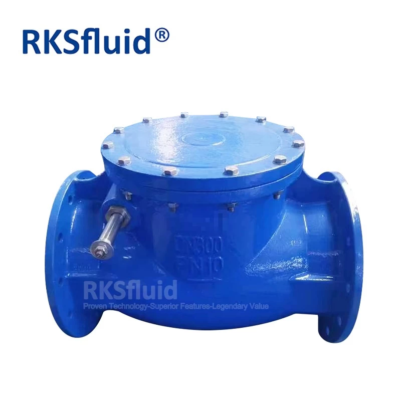 China ANSI B16. Dn300 Cast Iron Swing Check Valve with Flange manufacturer