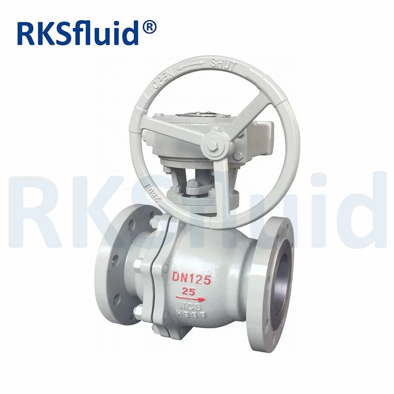 China API 2PC / 2PC Body Trunnion Ball Valve with Flange manufacturer
