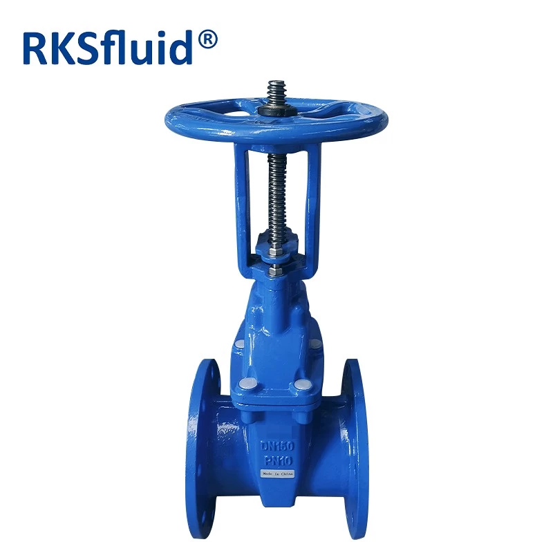 China BS EN High quality ductile iron WCB dn100 pn10 rising stem metal seated gate valve with CE manufacturer