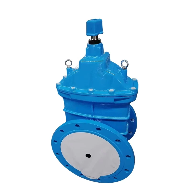 China BS EN water gate valves DN300 PN16 cast ductile iron BS5163 type resilient seated flange gate valve for HDPE pipe manufacturer