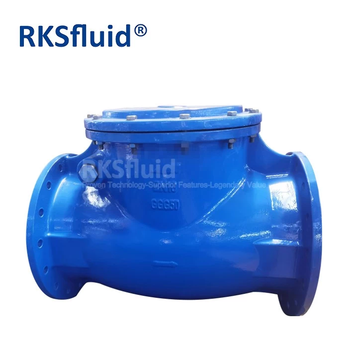 China BS5153 gas water oil api threaded metal seated brass GGG50 swing check valve 4 inches PN16 manufacturer