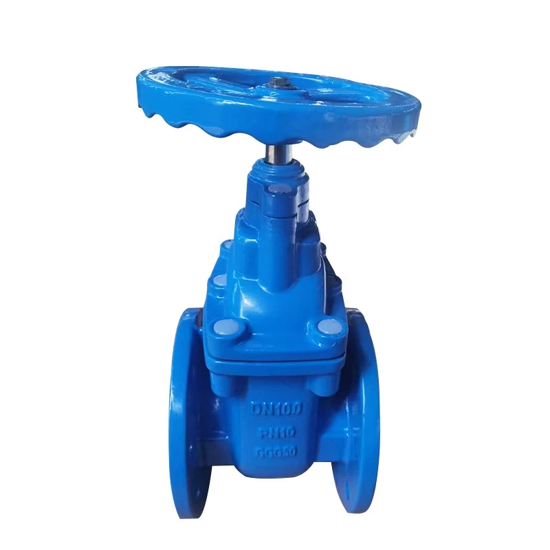 China DIN F4 ductile cast iron 80mm Metal Seated Gate Valve pn10 manufacturer