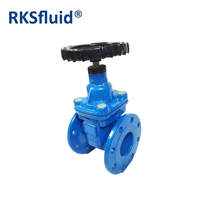 China DIN F4 flanged 4inch gate valve manufacture supplier with prices ductile iron sluice valve with resilient seat manufacturer