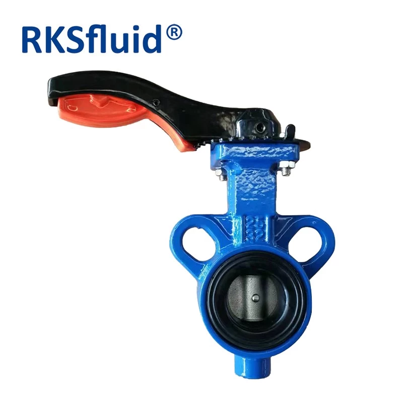 China DN100 PN16 Class 150 Wafer/Lug Resilient Seat Butterfly Valve Price manufacturer