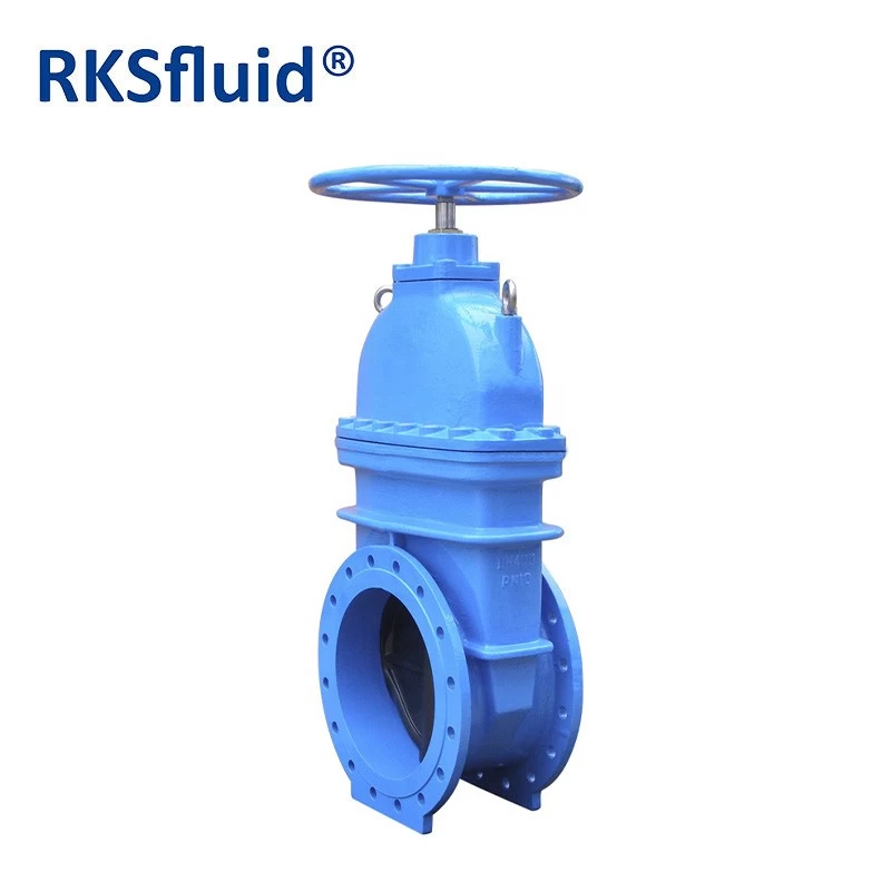 China DN50-DN300 PN10 16 EPDM Ductile Iron Flange Soft Seal Gate Valve with CE manufacturer