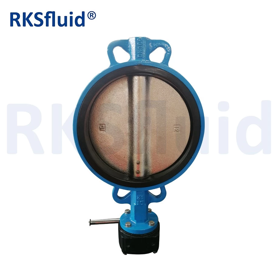 China Dn 200 Dn80 Gearbox with Spindle 6 Inch Wafer Motorized Butterfly Valve 12 Inch manufacturer