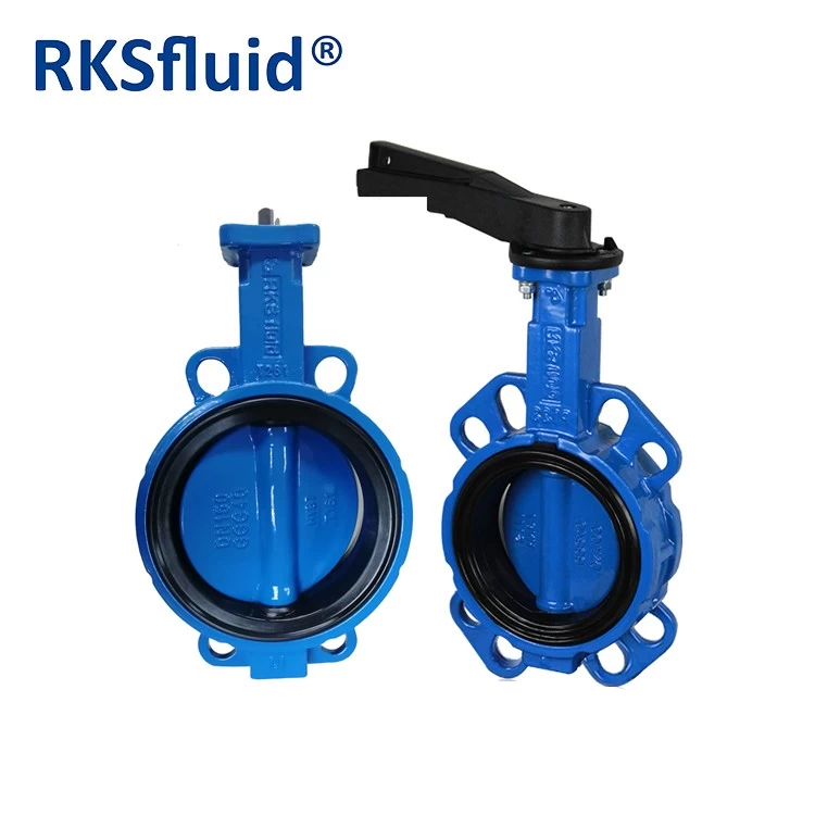 China Ductile iron DI butterfly valve butterfly BS standard manufacturer