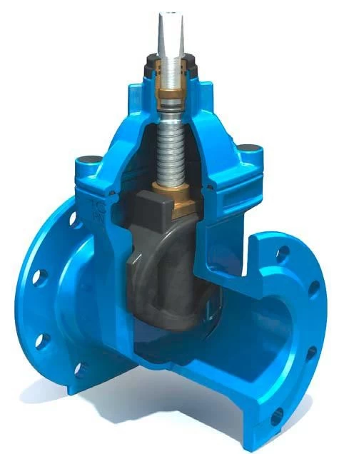 porcelana Válvula del freno de la puerta de la conexión de la brida del sello de la presión ambiental para el agua de mar fabricante
